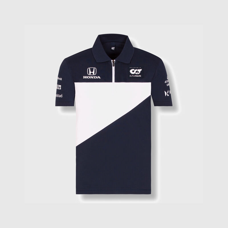 ALPHA TAURI RP MENS POLO - navy