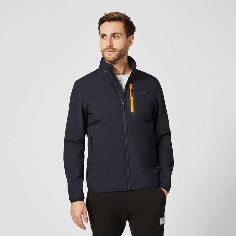 MCLAREN FW MENS SOFTSHELL - black