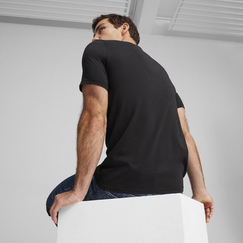 F1 FW MENS SMALL LOGO TEE - black