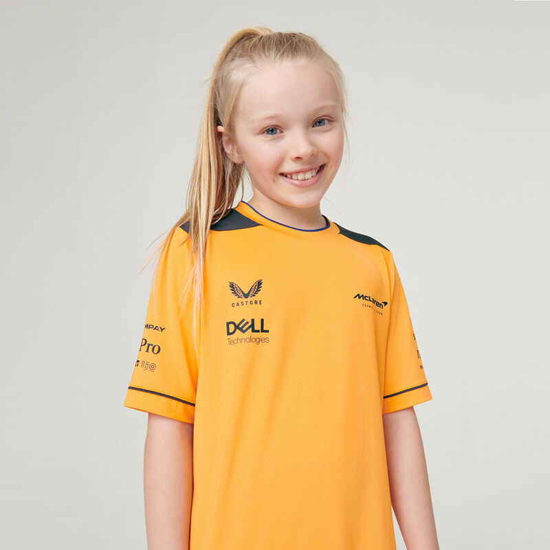MCLAREN RP KIDS SET UP TEE - orange