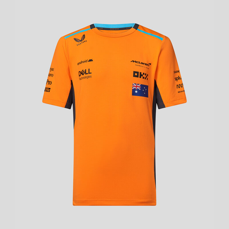 MCLAREN SL RP 2023 KIDS SET UP TEE PIASTRI - orange