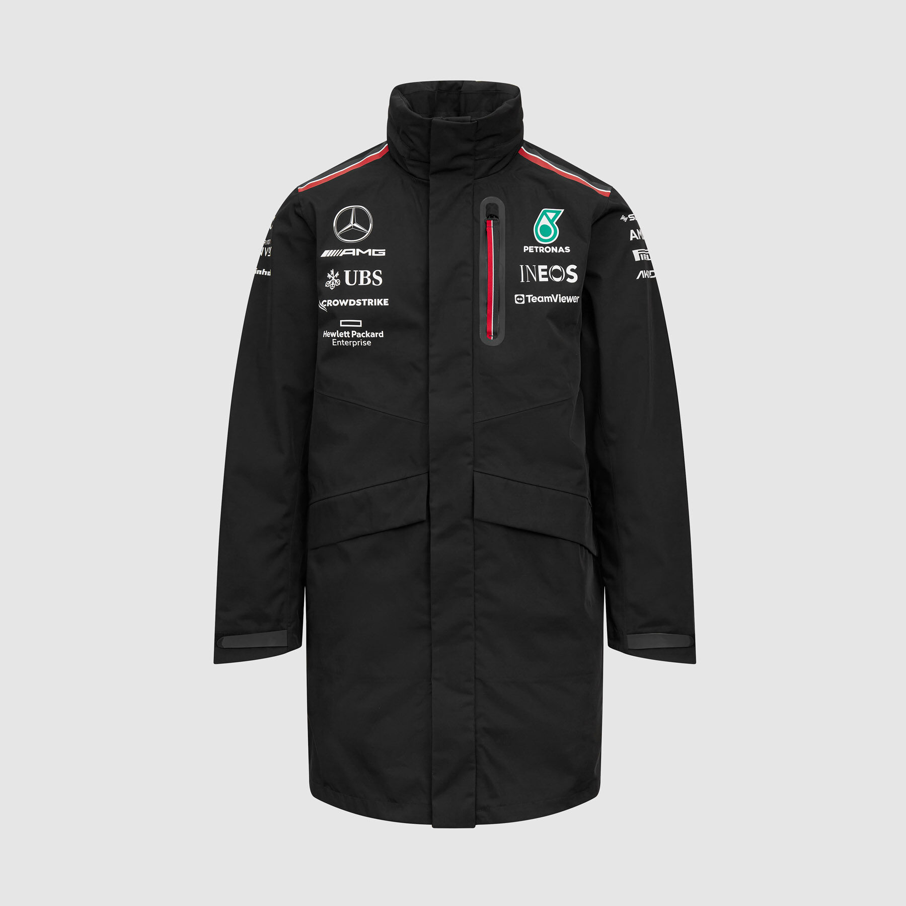 2023 Team Rain Jacket Mercedes AMG F1 Fuel For Fans