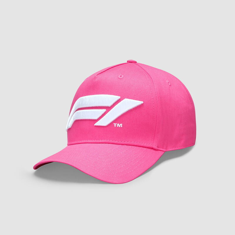 F1 FW LARGE LOGO BASEBALL CAP - pink