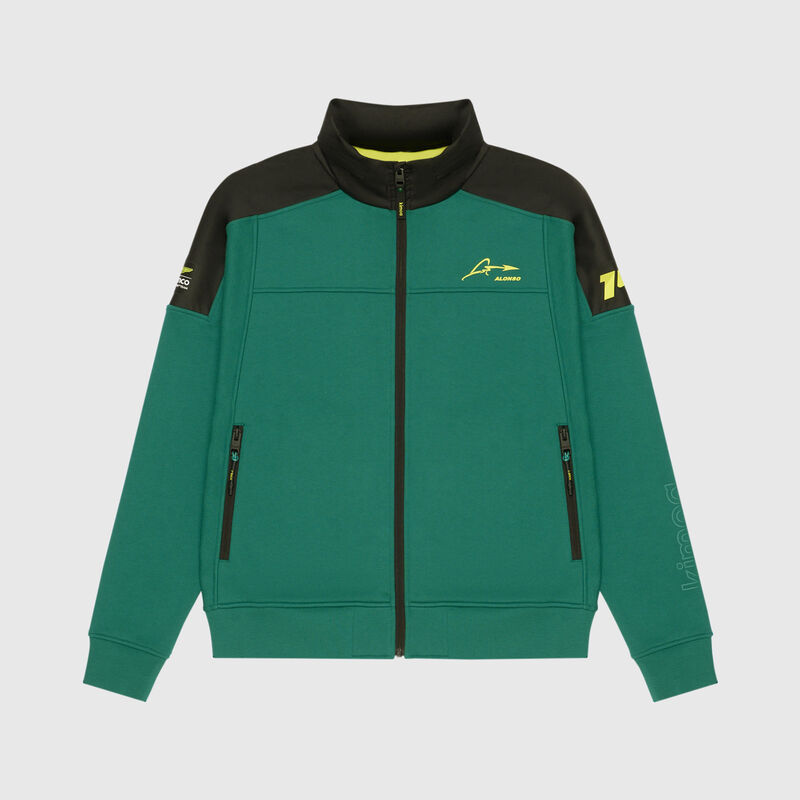 AMF1 FW KIMOA BICOLOUR SWEAT JACKET - green