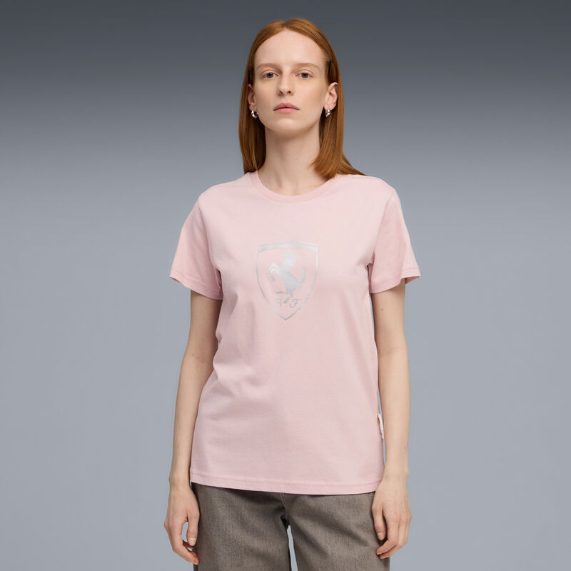 SF LF WMN TONAL SHIELD TEE - light pink