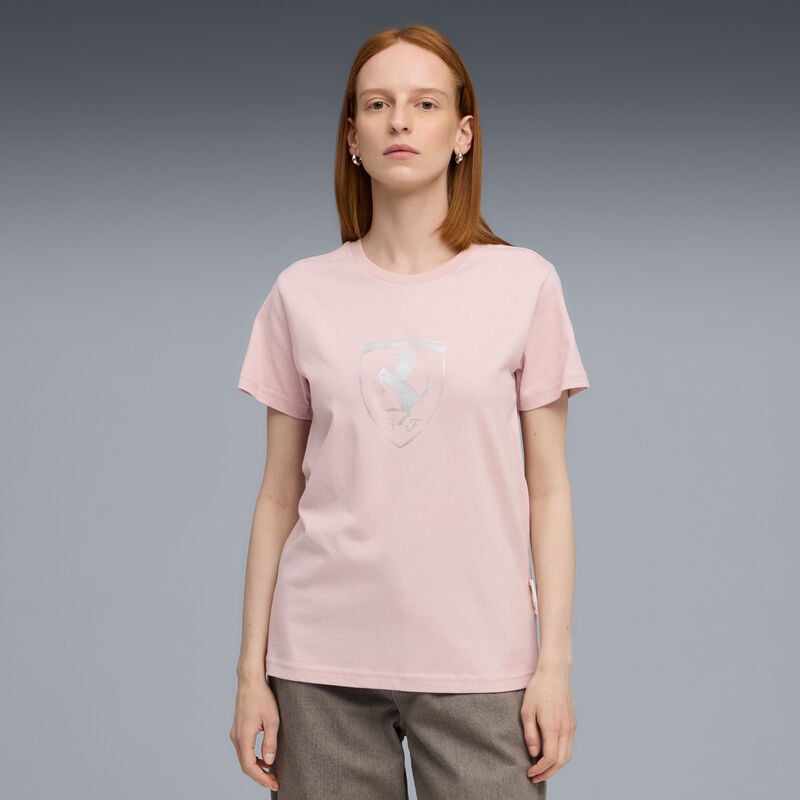 SF LF WMN TONAL SHIELD TEE - light pink