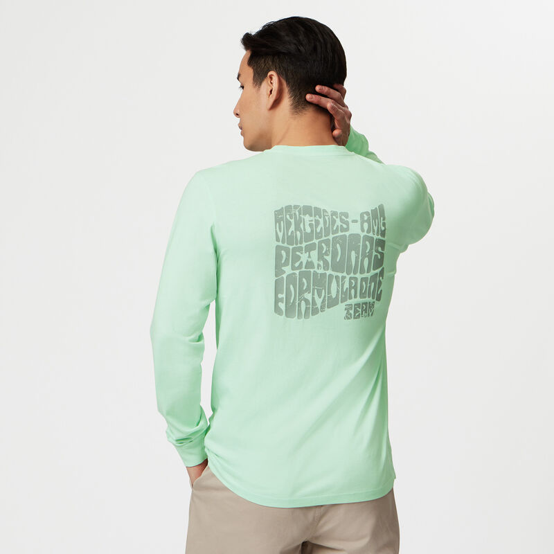 MAPF1 FW LS RETRO TEE - mint