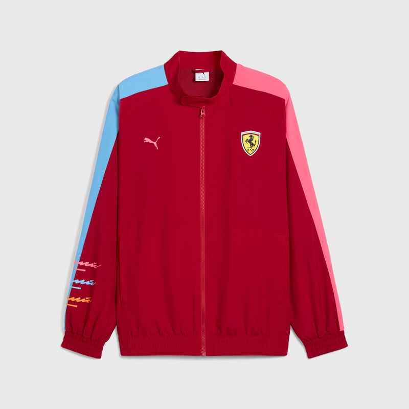 SF LS MIAMI T7 JACKET - tibetan red