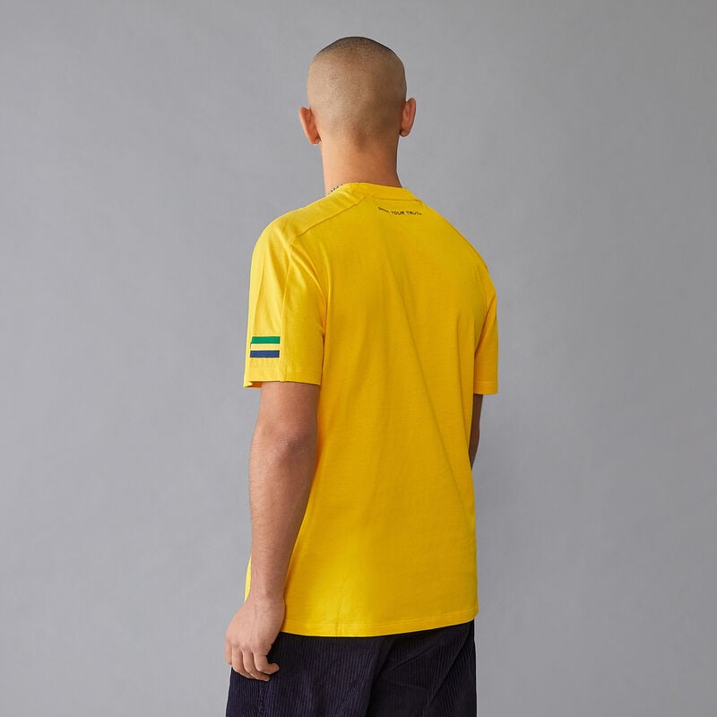 AS FW MENS STRIPE TEE - yellow