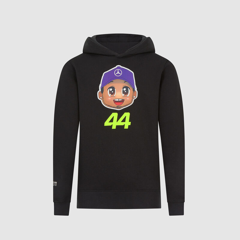 MAPF1 FW KIDS LH CARICATURE GRAPHIC HOODY - black