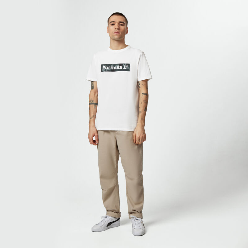 F1 FW CAMO TEE - white