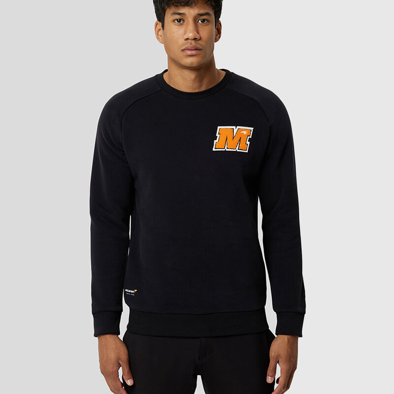 MCLAREN SL US LN GRAPHIC CREW NECK SWEAT - black