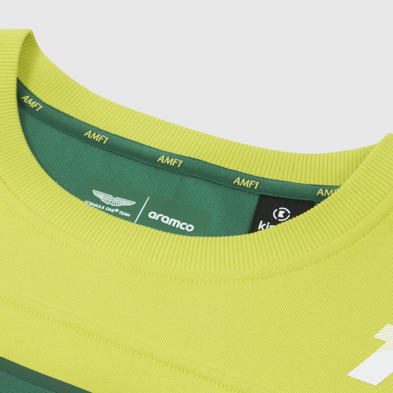 AMF1 FW KIMOA PATCH SWEATSHIRT - lime