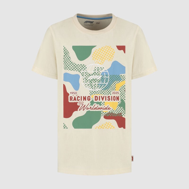 F1 FW KIDS CAMO GRAPHIC TEE - beige
