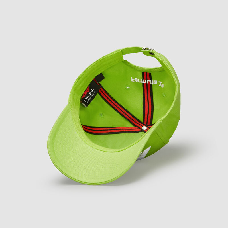 F1 FW LARGE LOGO BASEBALL CAP - lime