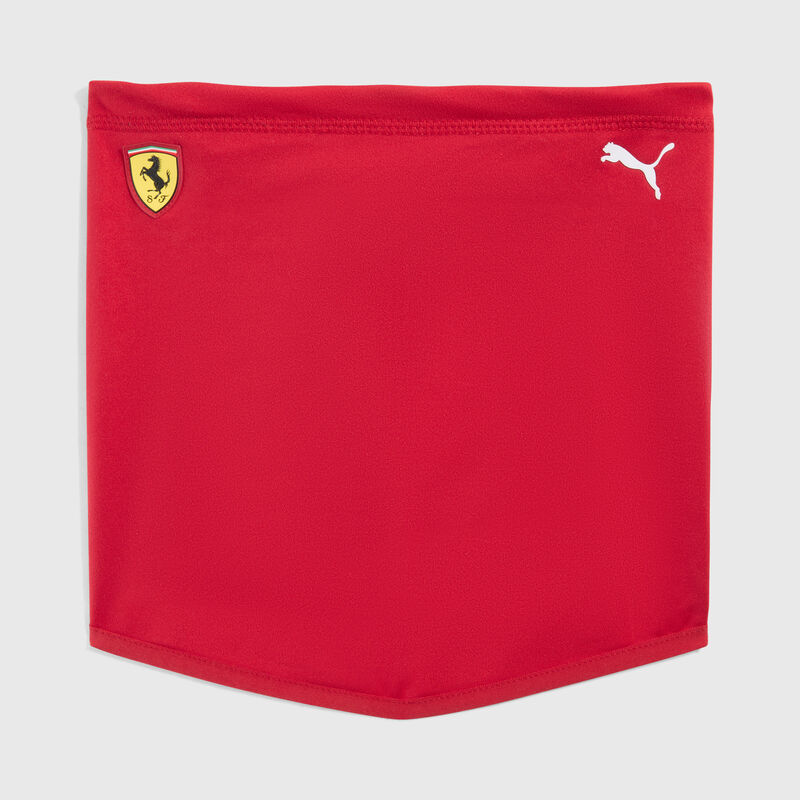 PUMA 2025 Team Neck Warmer 2025 - Scuderia Ferrari F1 - Red ONE SIZE - Fuel For Fans F1 Merchandise store