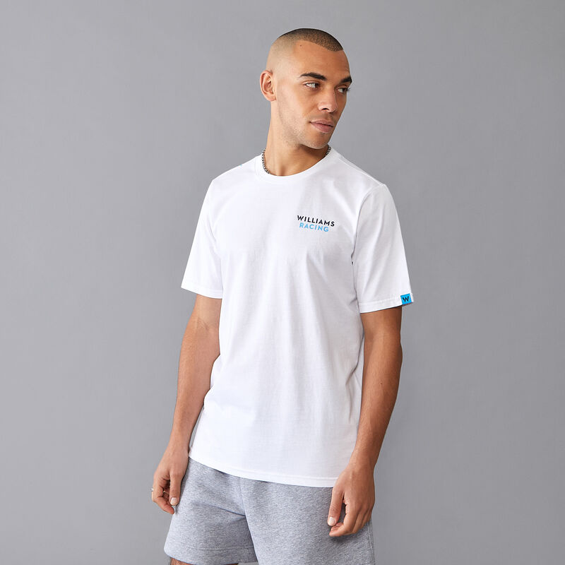 WILLIAM RACING FW MENS ABSTRACT W TEE - white