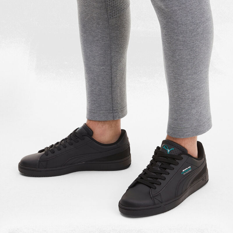 MAPM PU COURT BREAKER DERBY TRAINERS - black