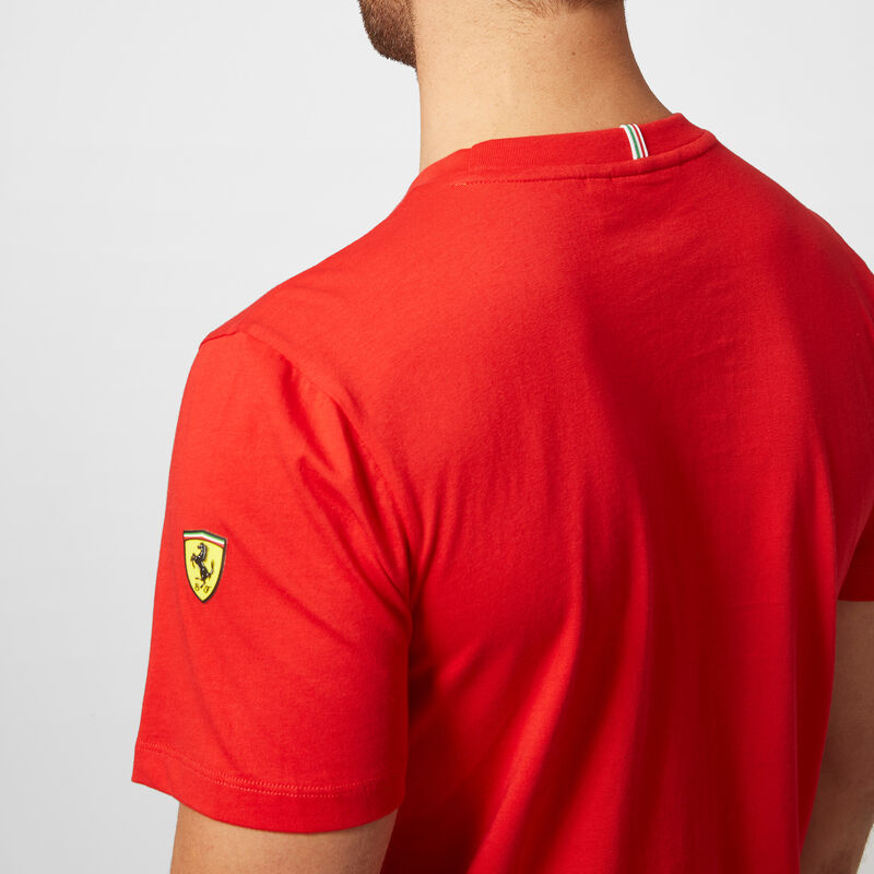 SF FW MENS SCUDERIA LOGO TEE - red