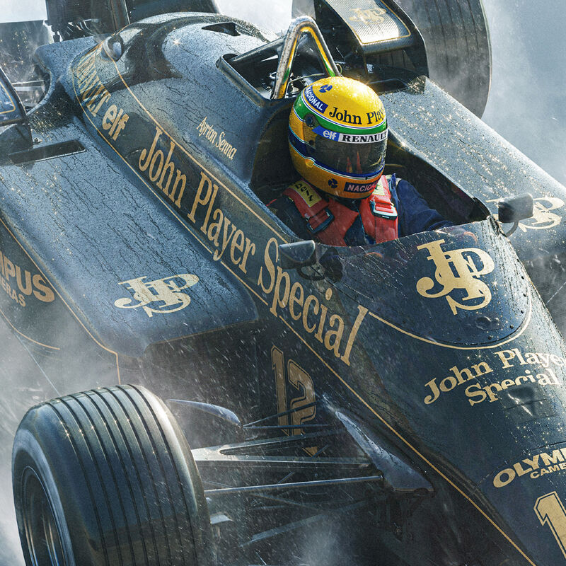 ASENNA SL LOTUS RAINMASTER ESTORIL 1985 POSTER - Multicolor
