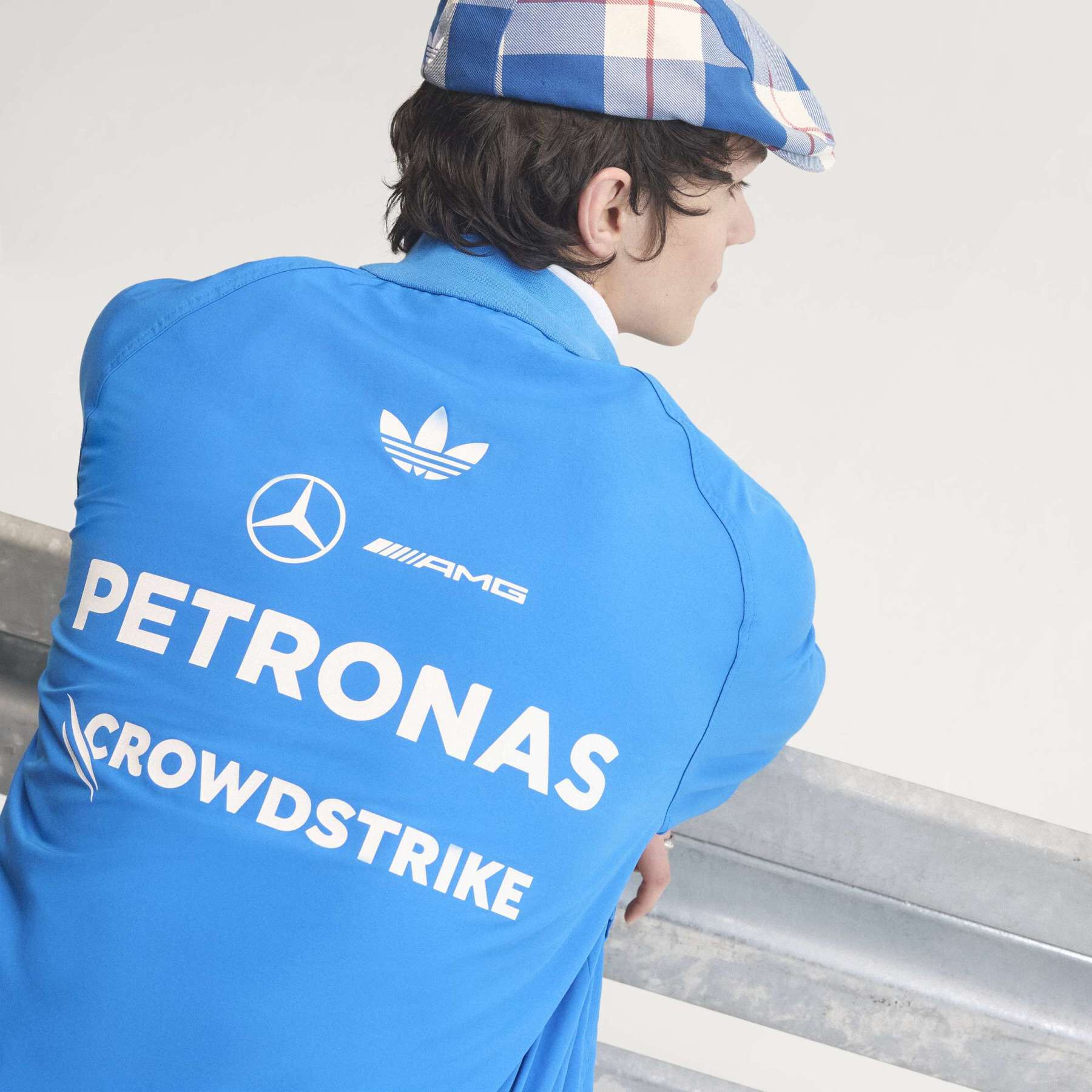 adidas 2026 Team Blue Wonder Jacket - Mercedes-AMG F1 | Fuel For Fans