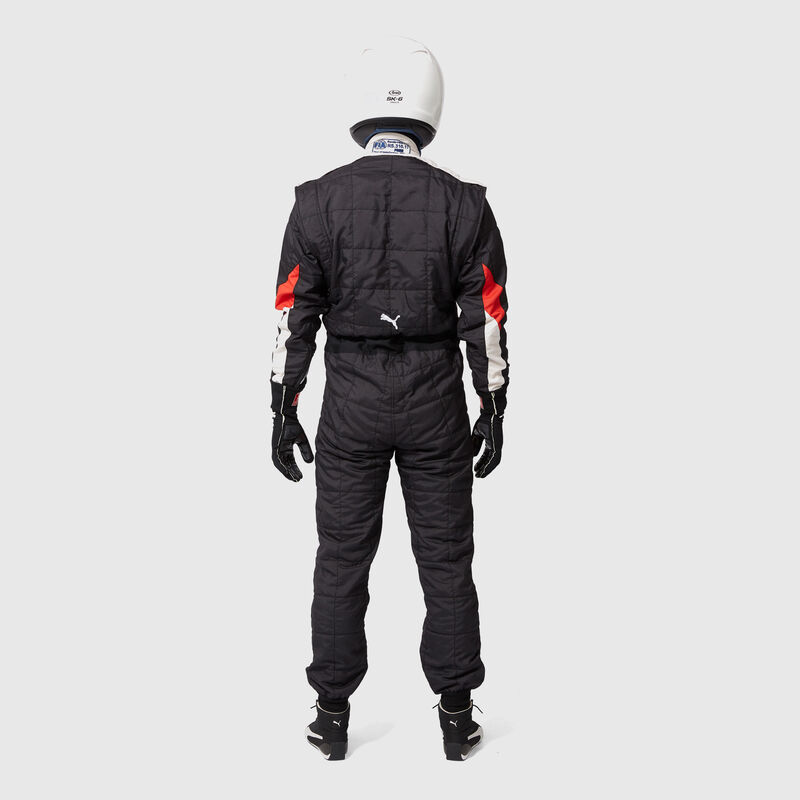 PU RW UNISEX FIA PODIO RACESUIT - black