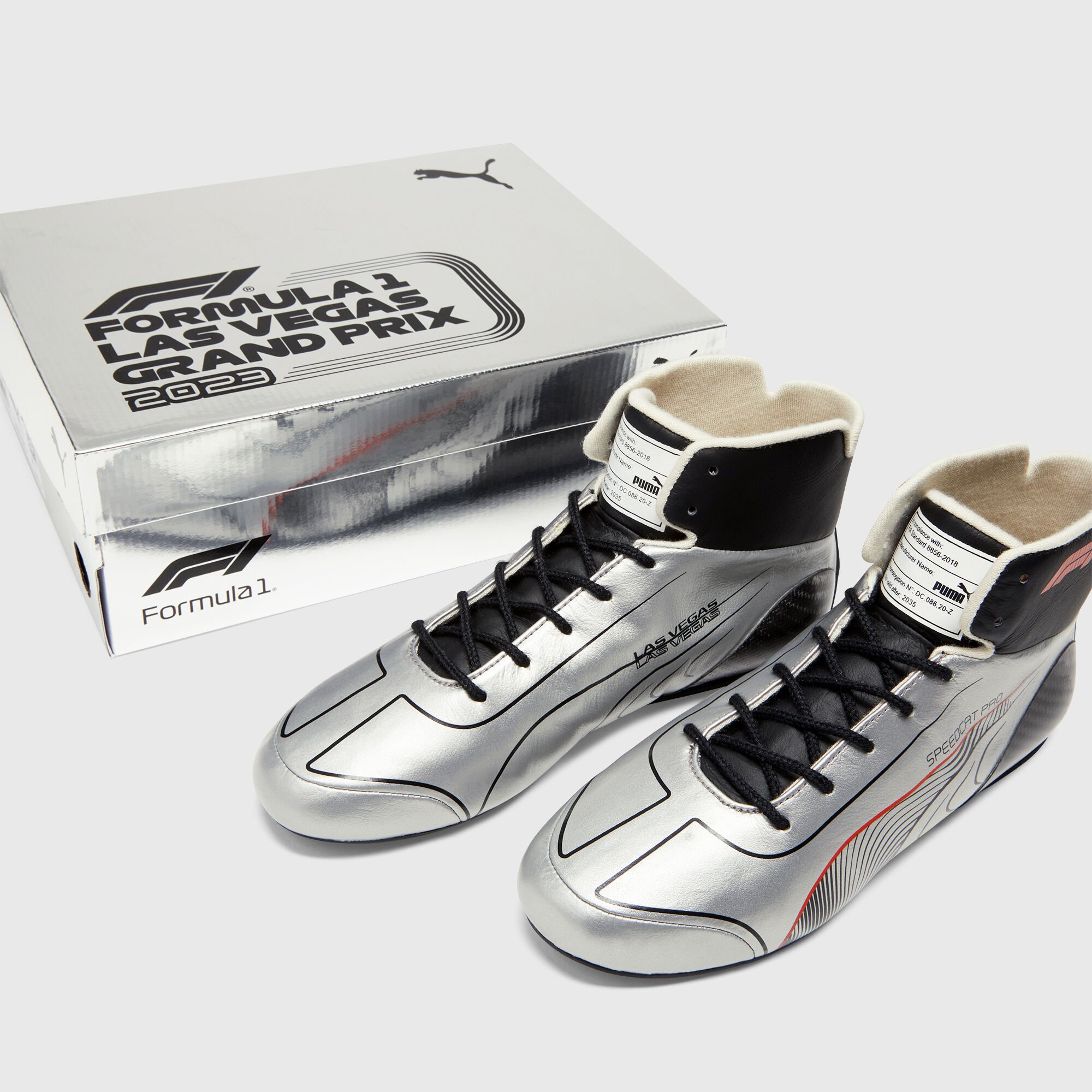 Puma silver shop high tops