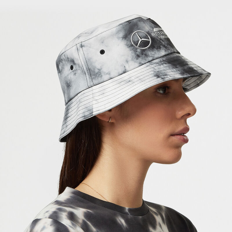 MAPF1 FW TIE DYE BUCKET HAT - grey