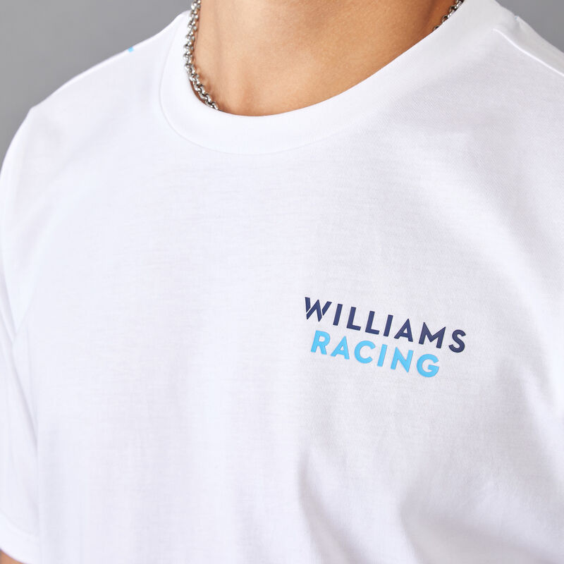 WILLIAM RACING FW MENS ABSTRACT W TEE - white