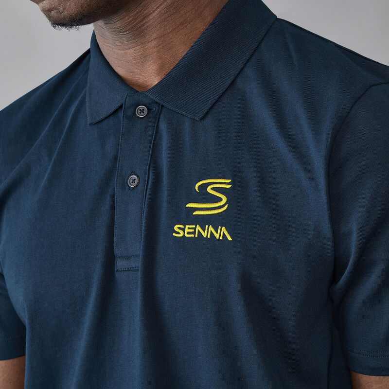 AS FW MENS SENNA LOGO POLO - navy