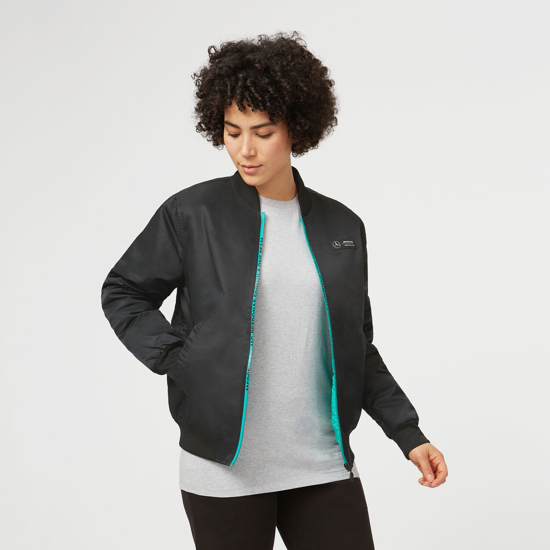 Lightweight Padded Bomber Jacket Mercedes AMG Petronas Fuel