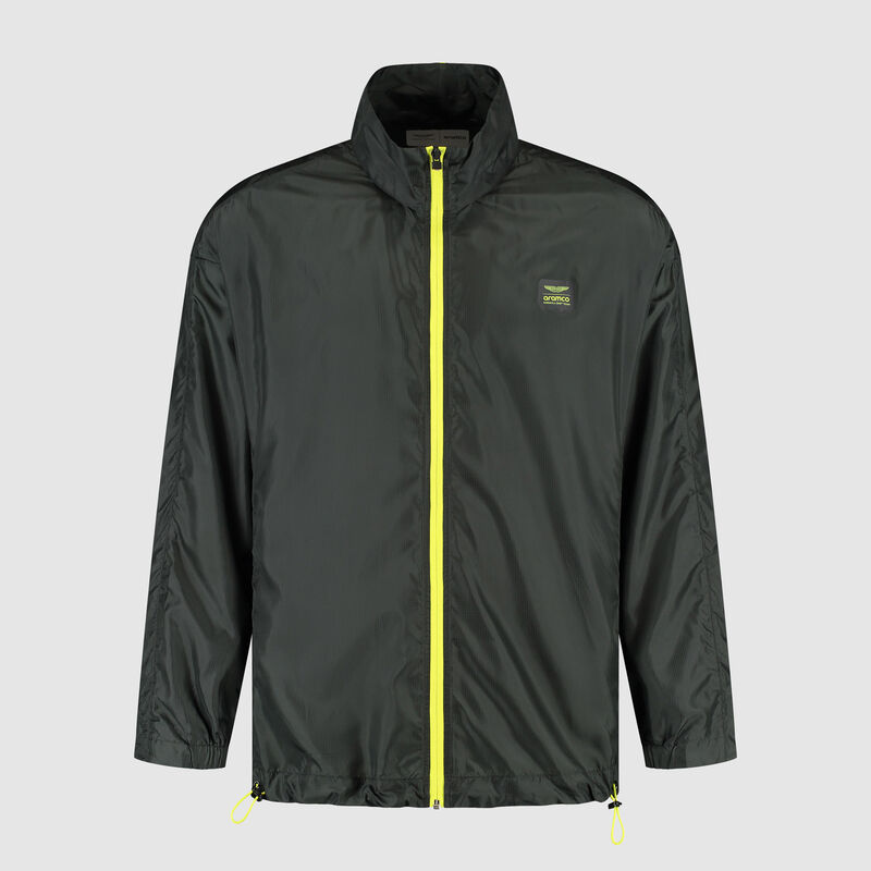 Tech Lightweight Jacket 2025 - Aston Martin F1 Team - Black S for males - 8719203594972 - Fuel For Fans F1 Merchandise store