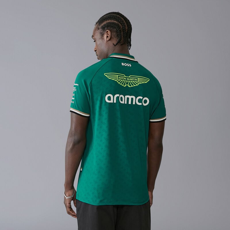 AMF1 RP MENS TEAM POLO - green