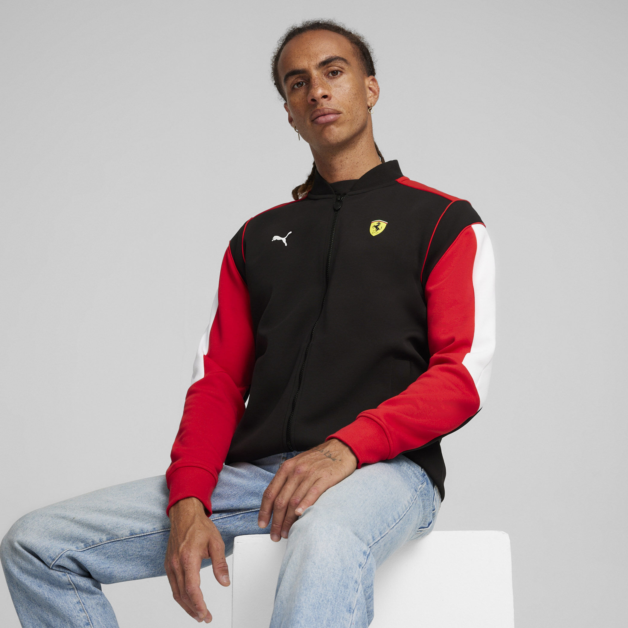 PUMA LS Race MT7 Track Jacket - Scuderia Ferrari F1 | Fuel