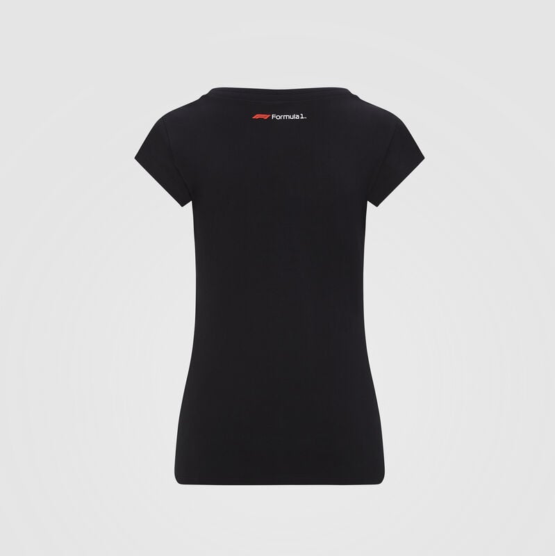 F1 FW WOMENS LARGE LOGO TEE - black