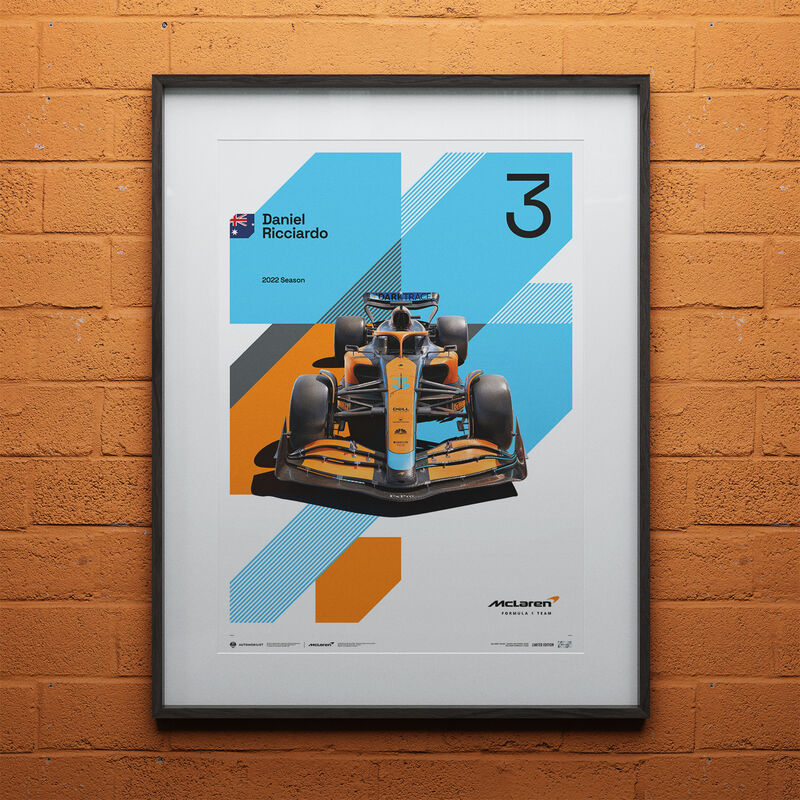 MCLAREN SL DR 2022 POSTER - Multicolor