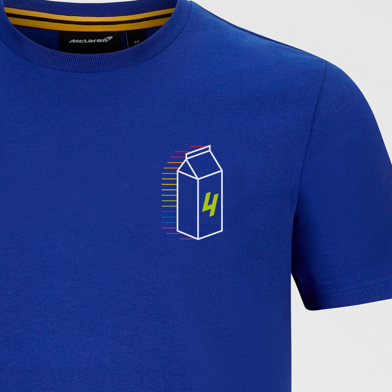 MCLAREN FW RACE AS ONE LANDO MILK TEE - blue
