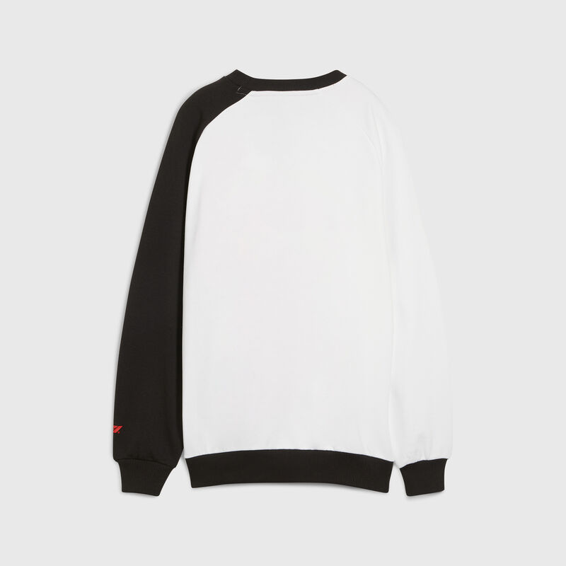 F1 LS WOMENS STATEMENT CREW NECK - white