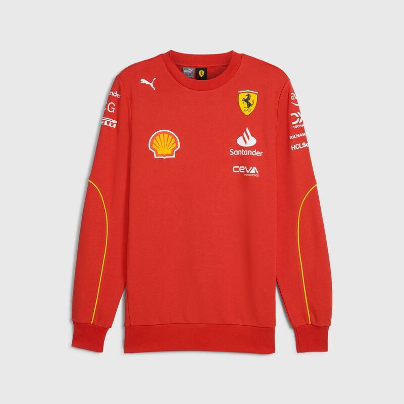 SF RP TEAM CREW NECK SWEAT - red