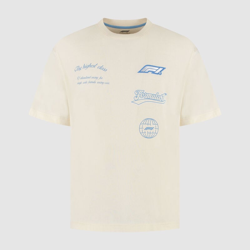 F1 FW HERITAGE GRAPHIC TEE - beige