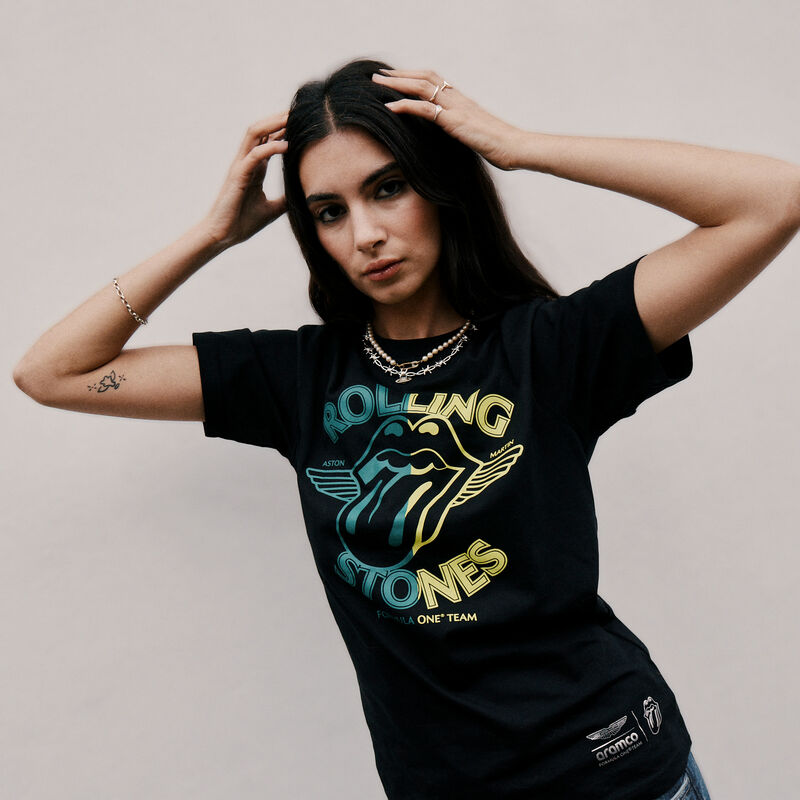 AMF1 FW SE ROLLING STONES TEE - black
