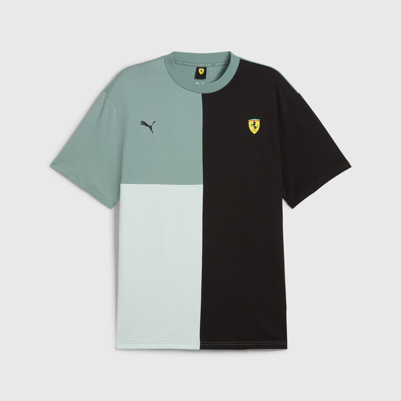 PUMA Scuderia Ferrari Race Lifestyle T-shirt 2025 - Scuderia Ferrari F1 - Green XS for males - 4067984330871 - Fuel For Fans F1 Merchandise store