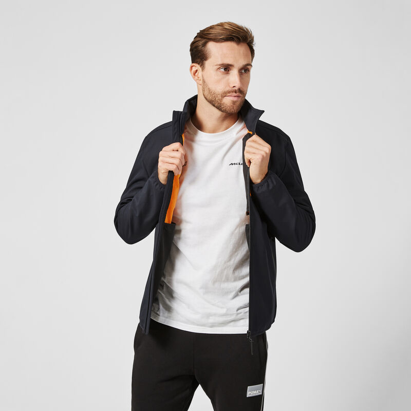 MCLAREN FW MENS SOFTSHELL - black