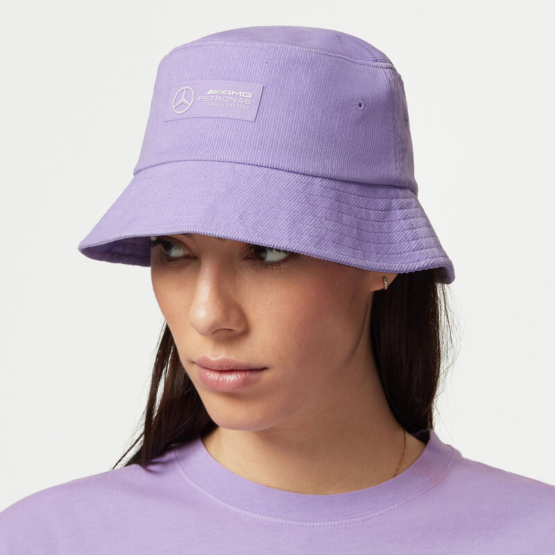 Retro Corduroy Bucket Hat - Mercedes-AMG F1 | Fuel For Fans