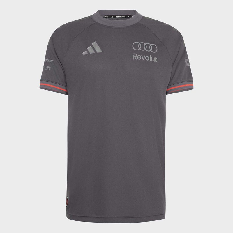 adidas 2026 Team Authentic T-shirt 2026 - Audi F1 Team - Grey strata L for males - 4068819046288 - Fuel For Fans F1 Merchandise store