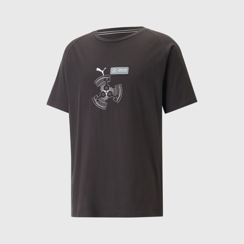 MAPF1 LS STATEMENT TEE - black