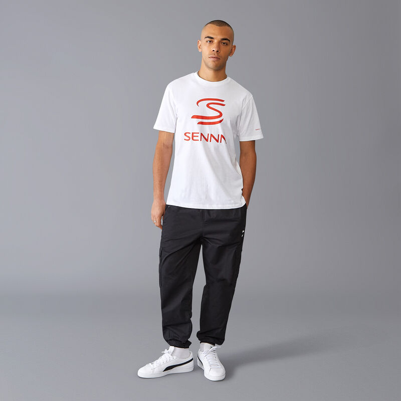 AS FW MENS SENNA LOGO TEE - white