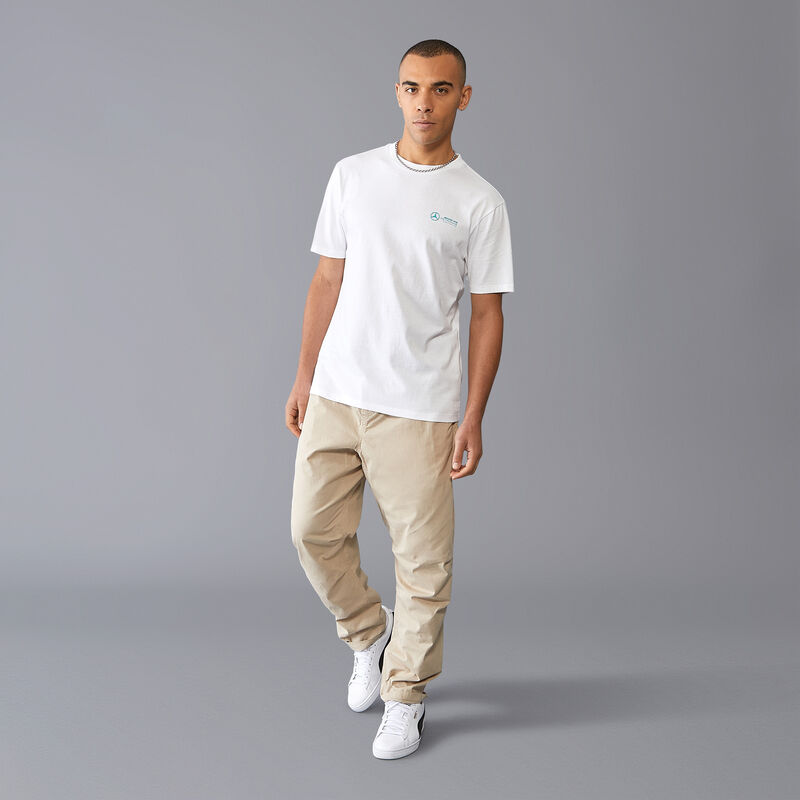 MAPF1 FW MENS SMALL LOGO TEE - white