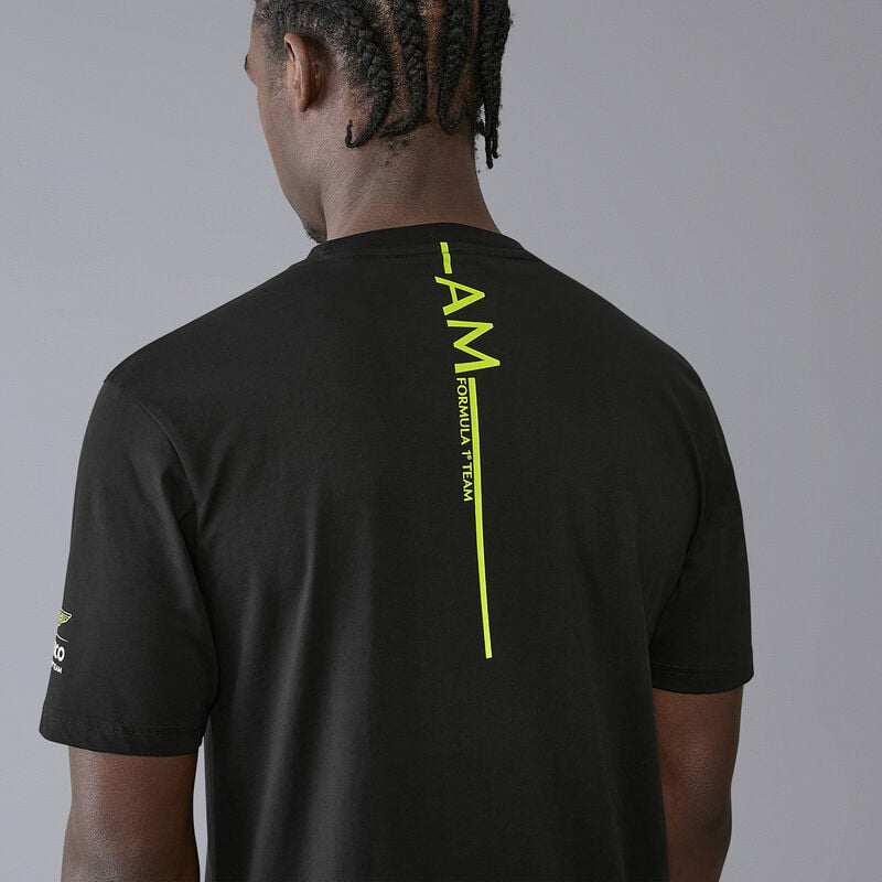 AMF1 FW LIFESTYLE WIREFRAME TEE - black
