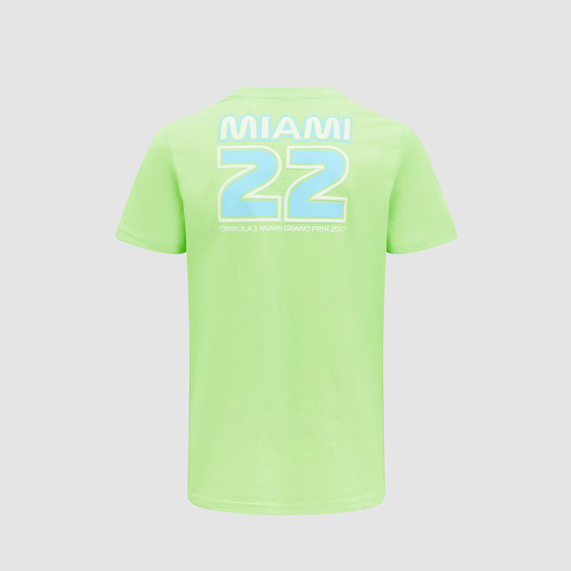 F1 FW MENS PASTEL MIAMI TEE - green